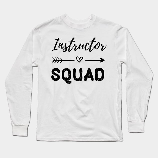 instructor squad Long Sleeve T-Shirt by IndigoPine